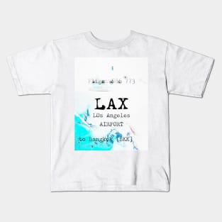 Los Angeles minimal typewritten Kids T-Shirt